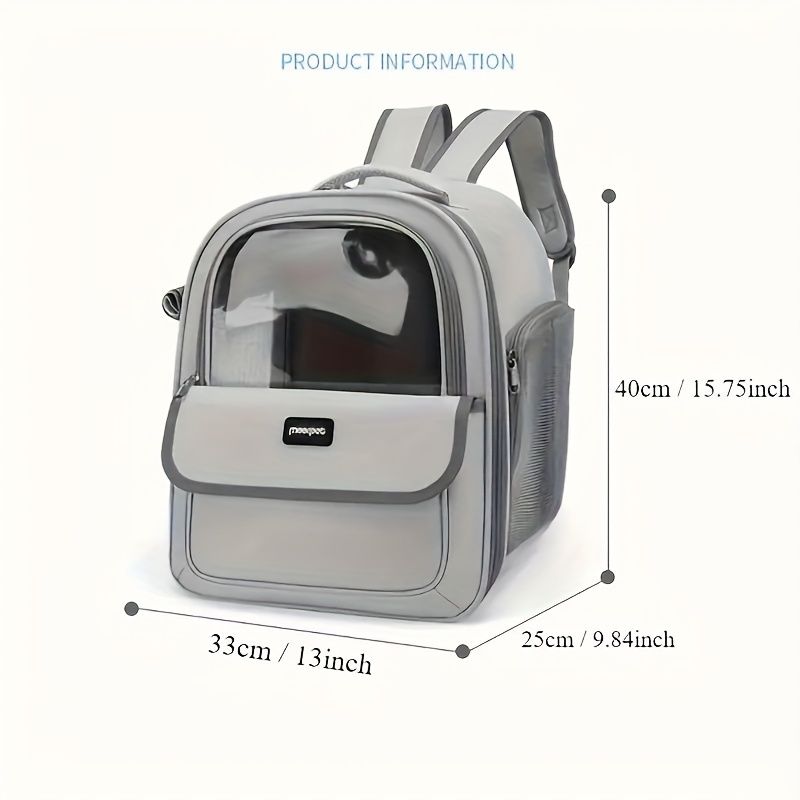 dog carrier backpack pet transport image 2