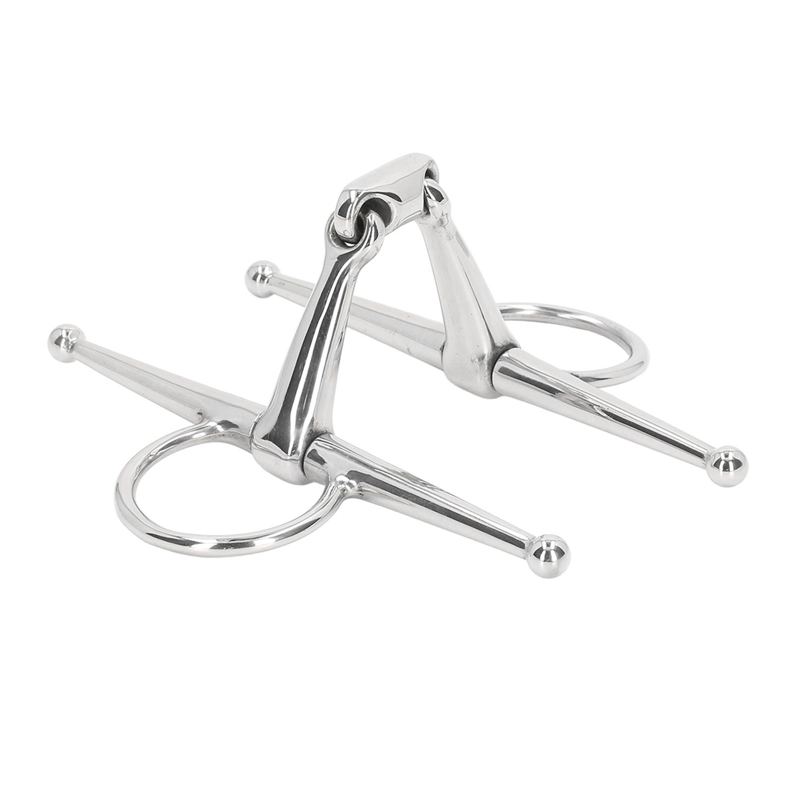 135mm Horse Mouth Bit Stainless Steel Horse Cheek Snaffle for Cultivation Outdoor Gift image 8