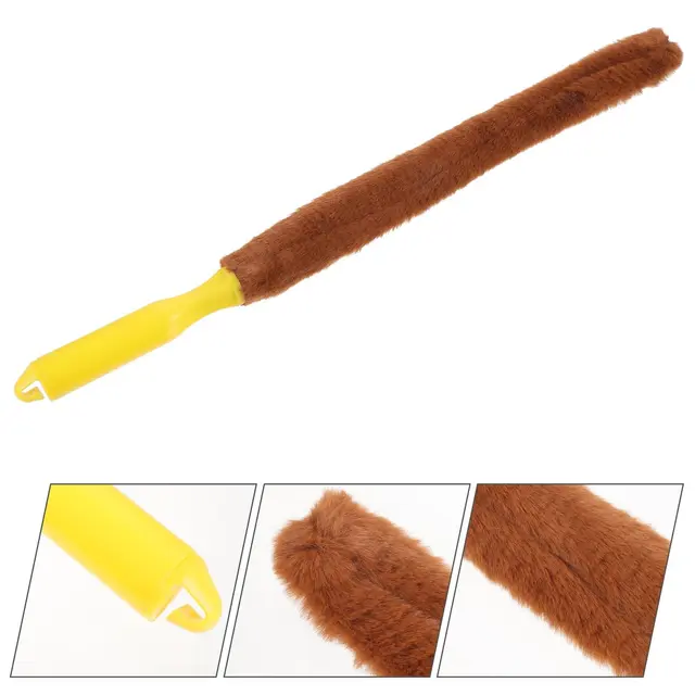 Light Brown Guzheng Cleaning Brush
