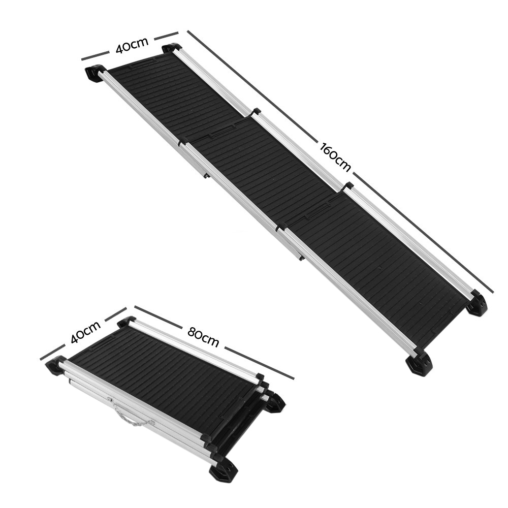 i.Pet Dog Ramp Pet Stairs Steps Car SUV Foldable Portable Ladder Adjustable image 2