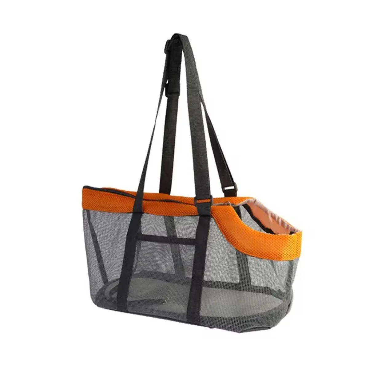 Mesh Dogs Carrying Bag Large Capacity Breathable Outdoor Travel Pet Carrier Bag image 2