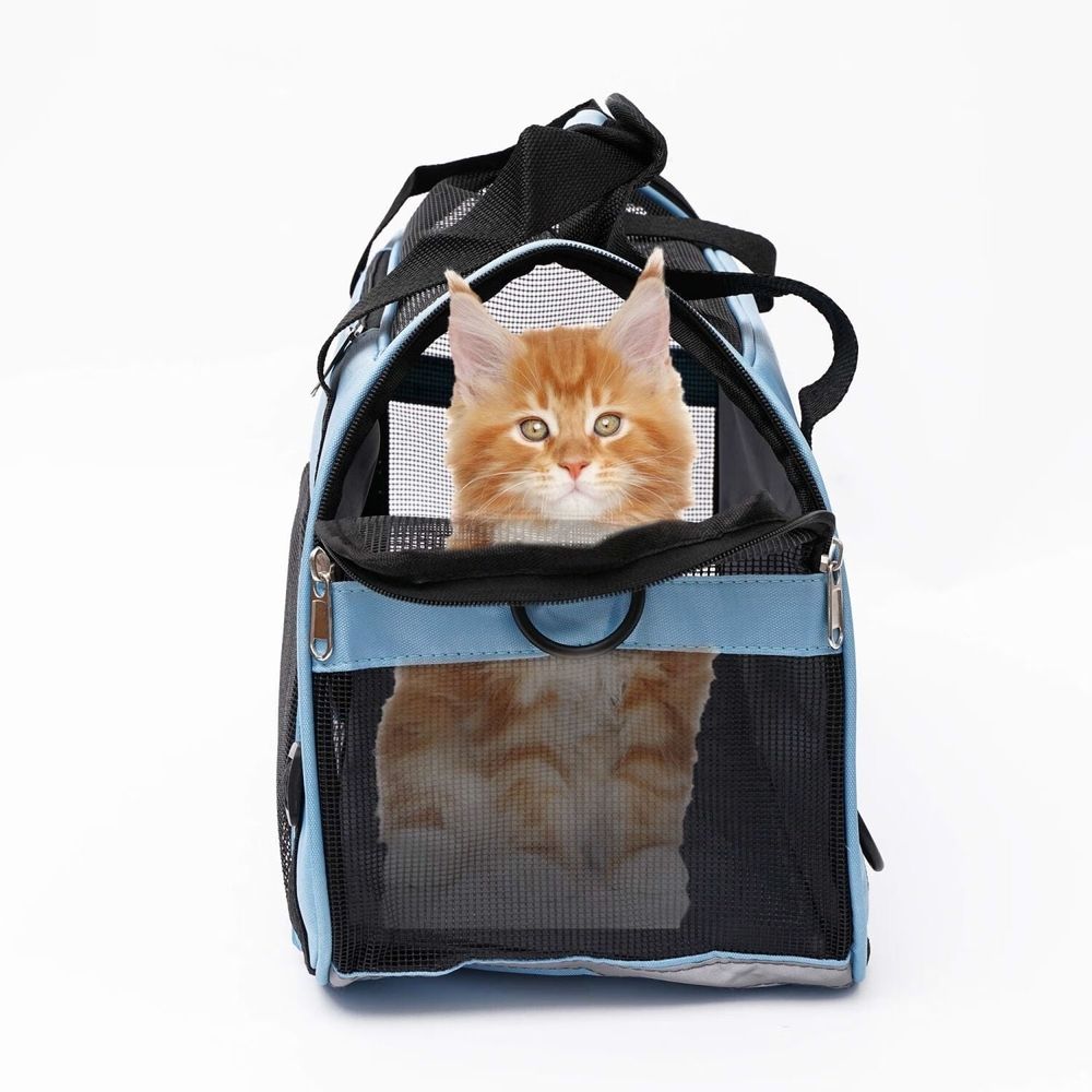 Cat Carrier Soft Pet Carrier, Pink image 3