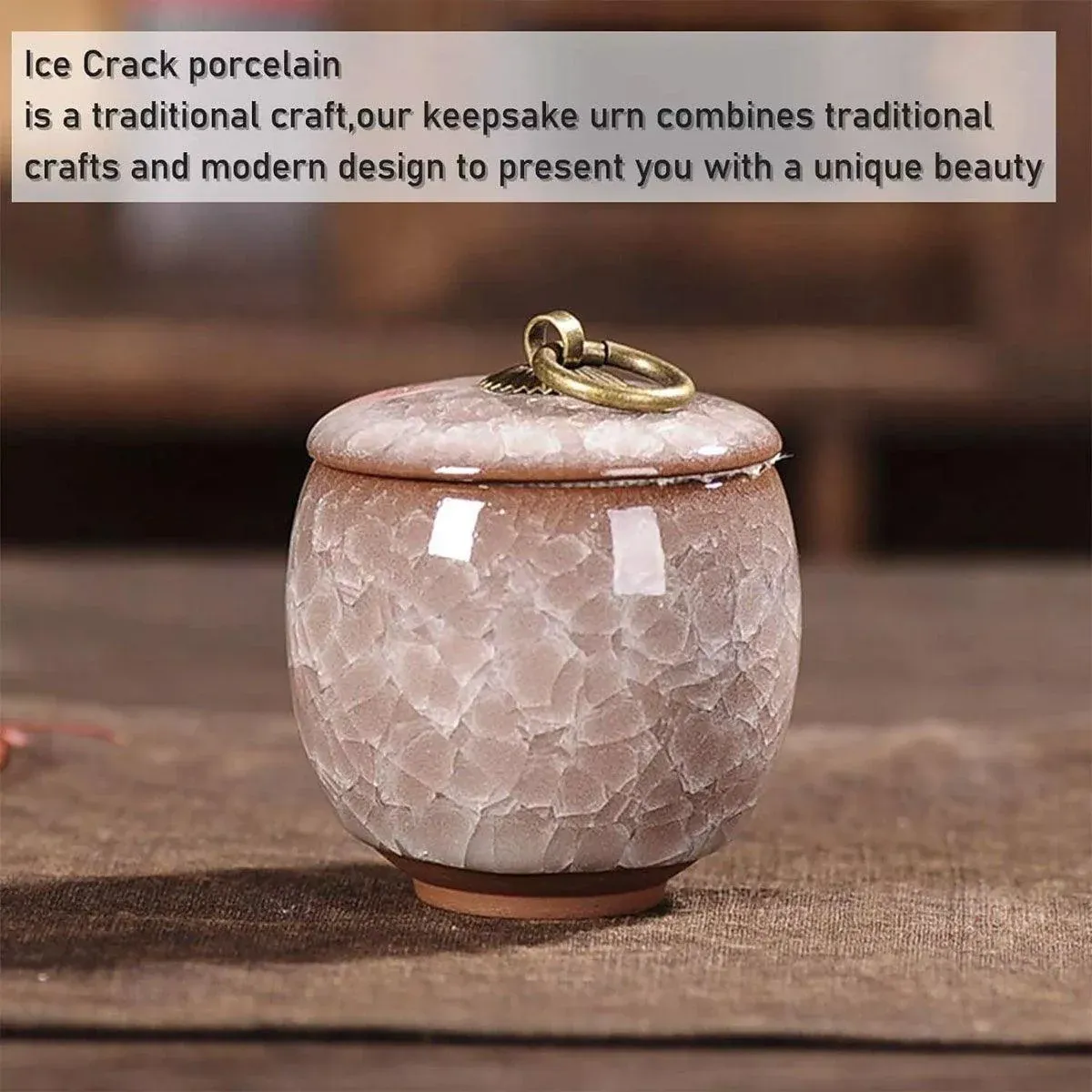 Small Pet Urn for Ashes Memorial Keepsake Urns for Dog Cat Cremation Remains - White image 11