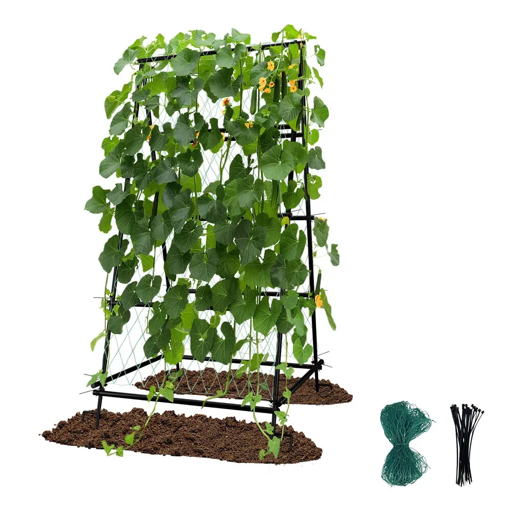XL Heavy Duty Garden Trellis for Climbing Plants with Netting image 9