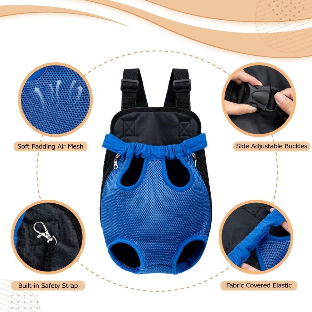 Hands-Free Pet Carrier Backpack for Dogs and Cats - Comfortable Adjustable Legs… image 3