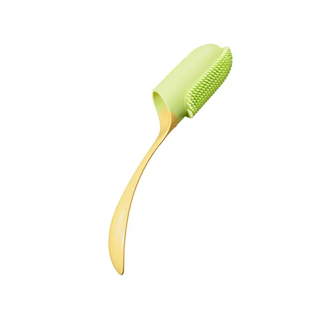 Yellow 5-Pack Pet Finger Toothbrush Set for Dogs & Cats - Soft Silicone Dental Care…