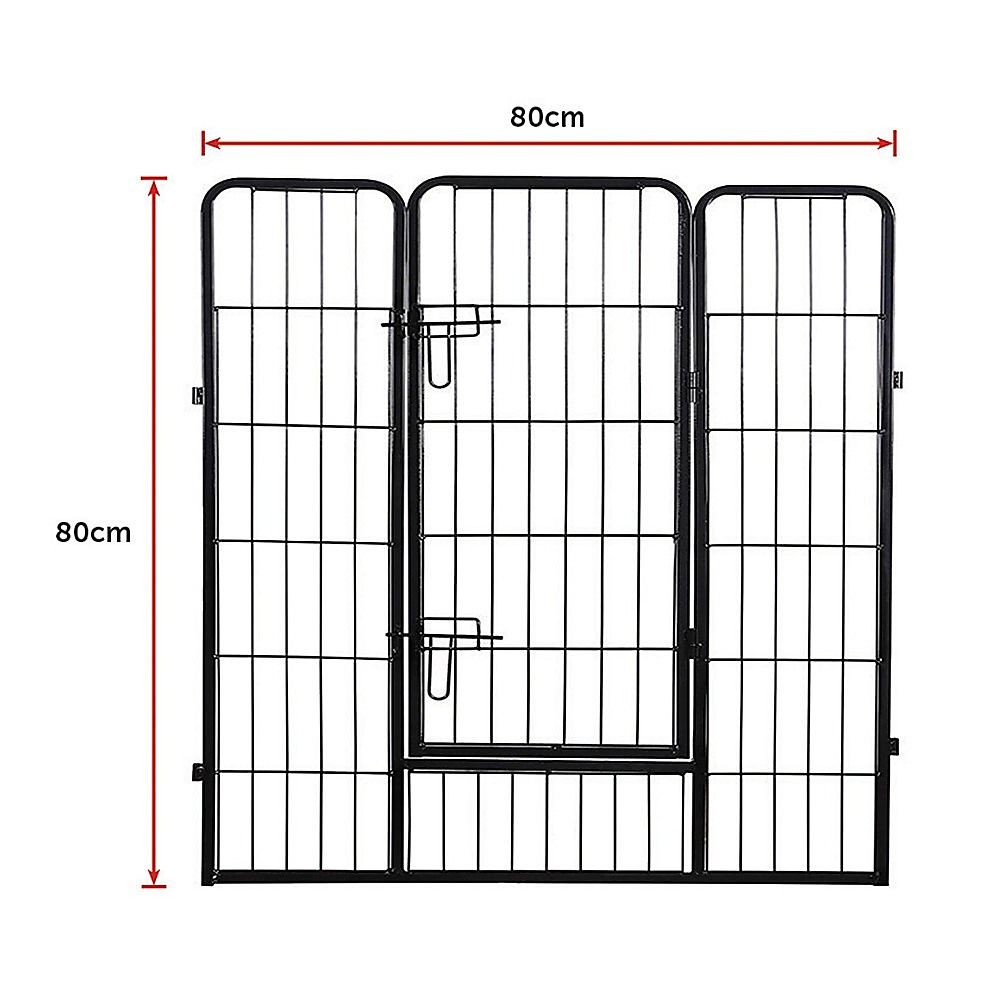 8 Panel Heavy Duty Pet Dog Playpen Puppy Exercise Fence Enclosure Cage image 10
