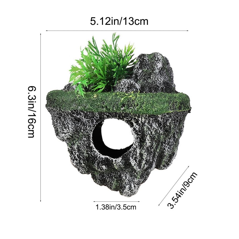 Floating Turtle Basking Platform for Aquarium, 5.12X3.54X6.3In image 3