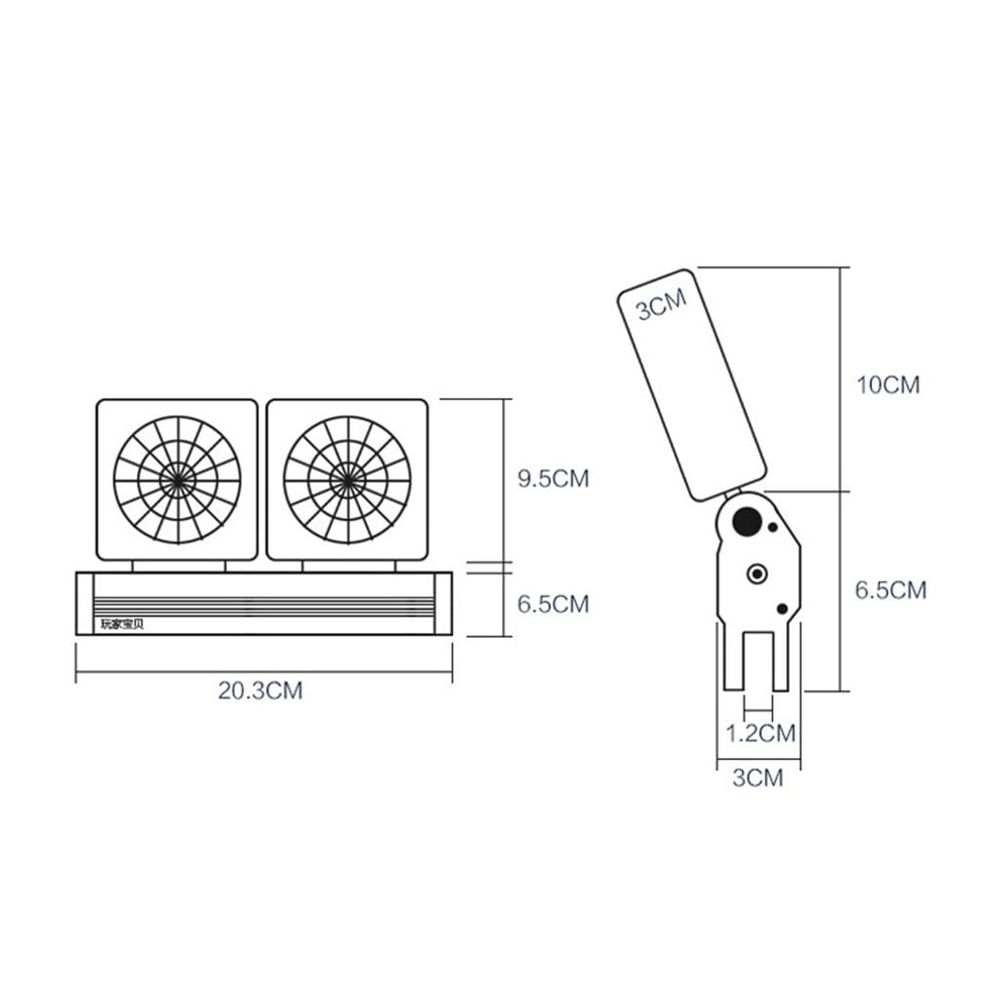Aquarium Cooling Fans Cold Wind Chiller Adjustable Water Cooler 2 Fan Heads image 4