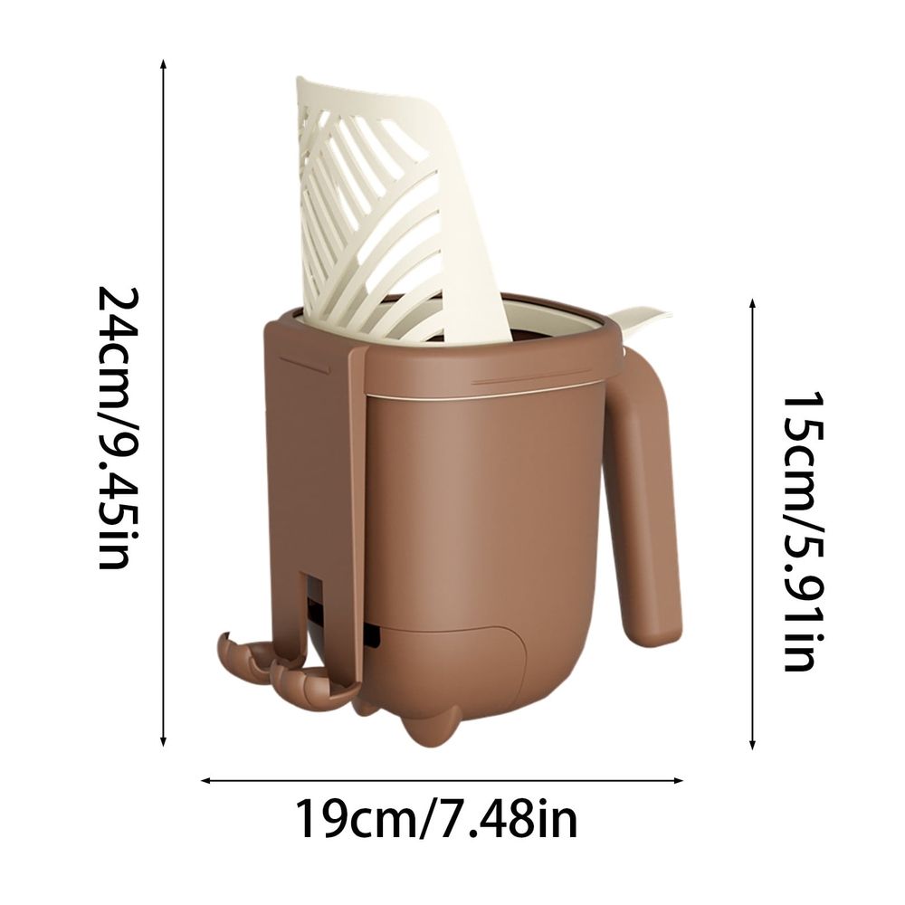Cat Litter With Storage Bucket And Sand Leakage Function Self Cleaning Portable Cat… image 3