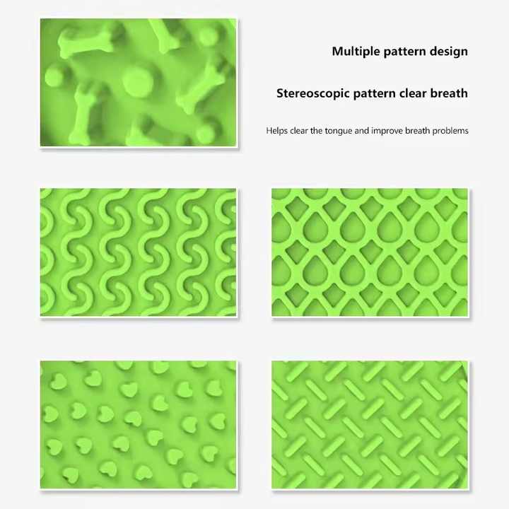 Light Blue Silicone Pet Licking Mat Slow Feeder Pad with Strong Suction and Foldable… image 4