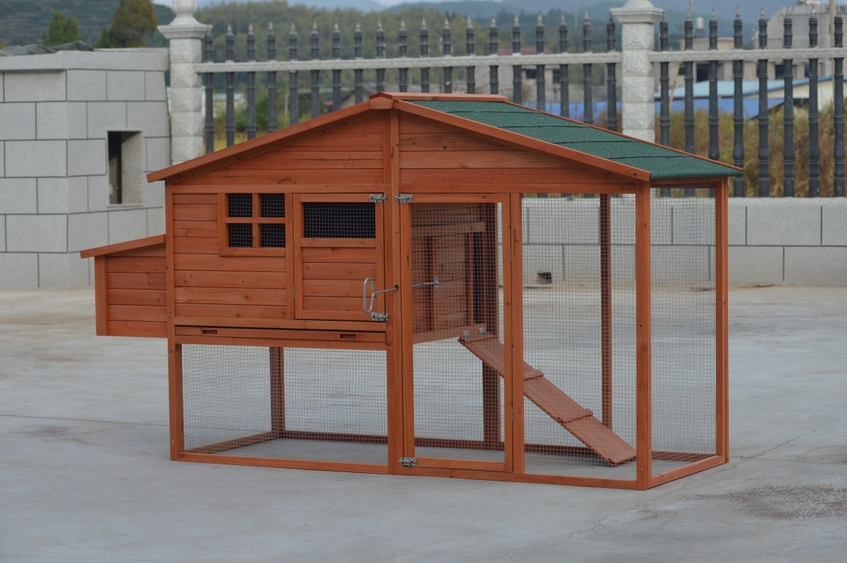 YES4PETS XL Chicken Coop Rabbit Guinea Pig Hutch Ferret Hen House image 2
