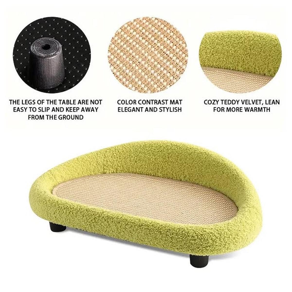 Large Cat Scratching Board Sofa Scratch Resistant Nest for Cats and Kittens - Brown image 9