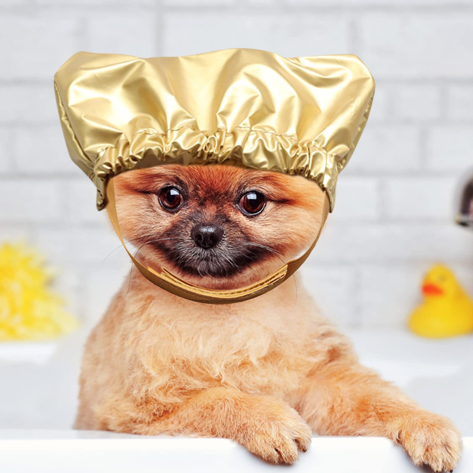 Large Dog Hats Dog Shower Fixed Taking Dogs Shower Bath S Cap for Pets Pet Shower Pet… image 2