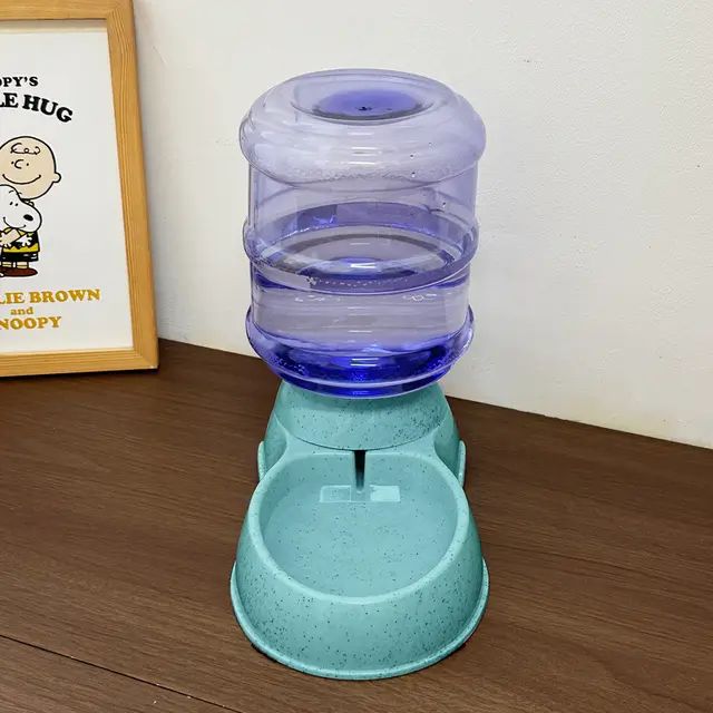 Blue Automatic Pet Feeder and Drinker Combo for Cats and Small Dogs - 2 in 1…