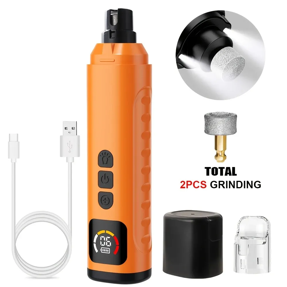 Electric Pet Nail Grinder w/ LED, Black image 12