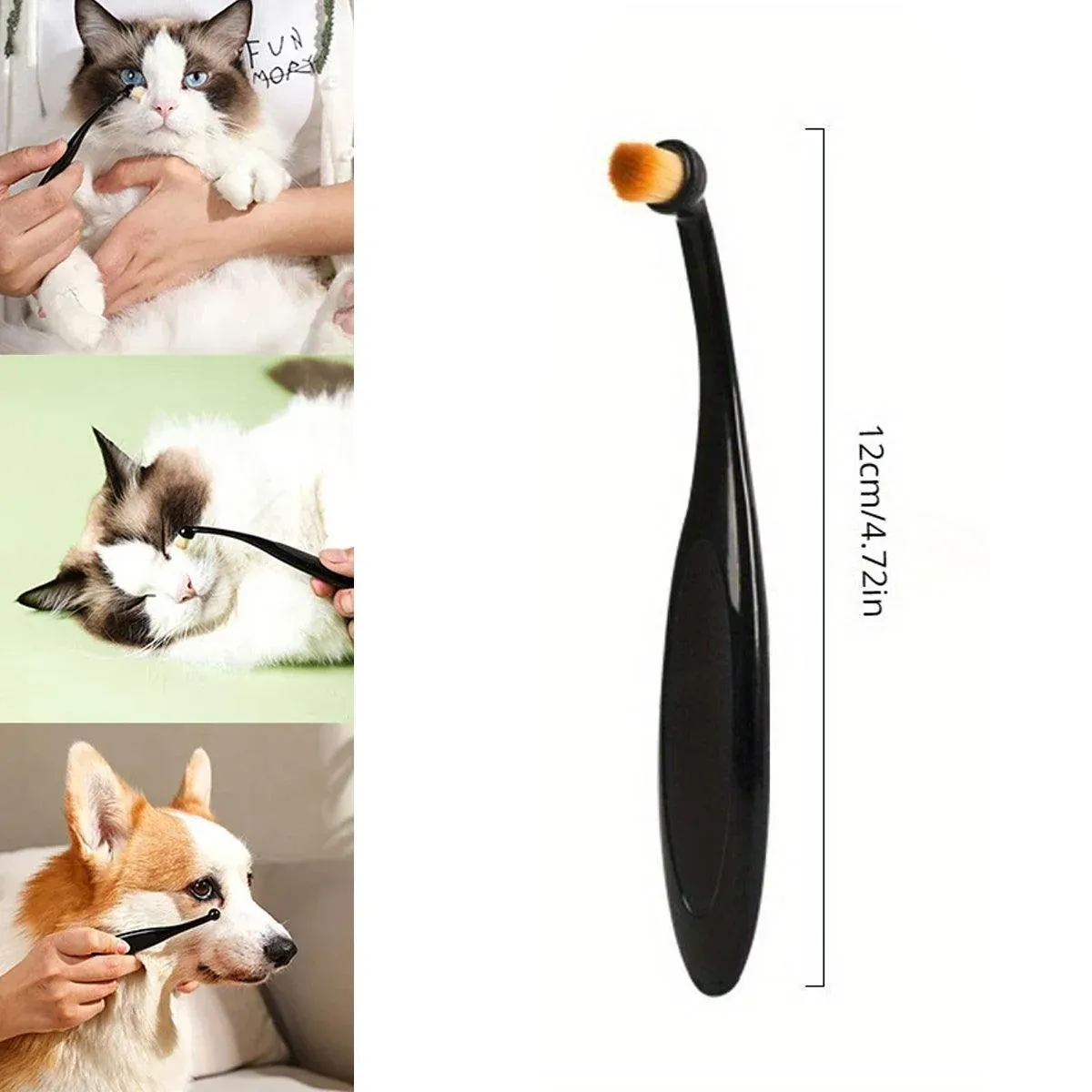 Pet Tear Stain Remover Brush for Cats and Dogs, 1 Piece image 3