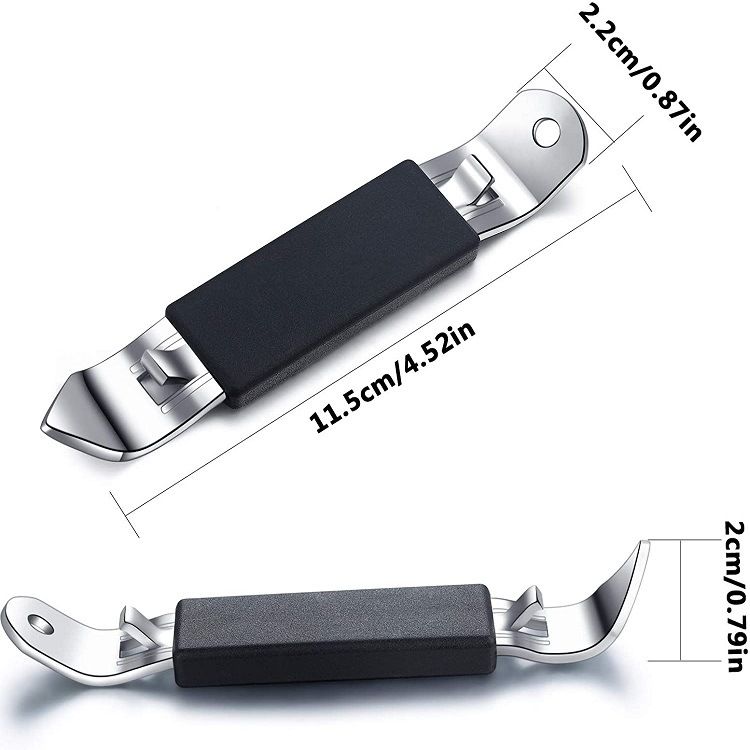 3 Pieces Magnetic Bottle Openers Can Opener Classic Beer Opener Stainless Steel Small… image 3