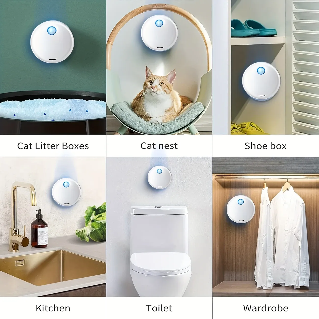 Smart Pet Odor Eliminator Auto Sensor Silent Deodorizer for Litter Box image 8