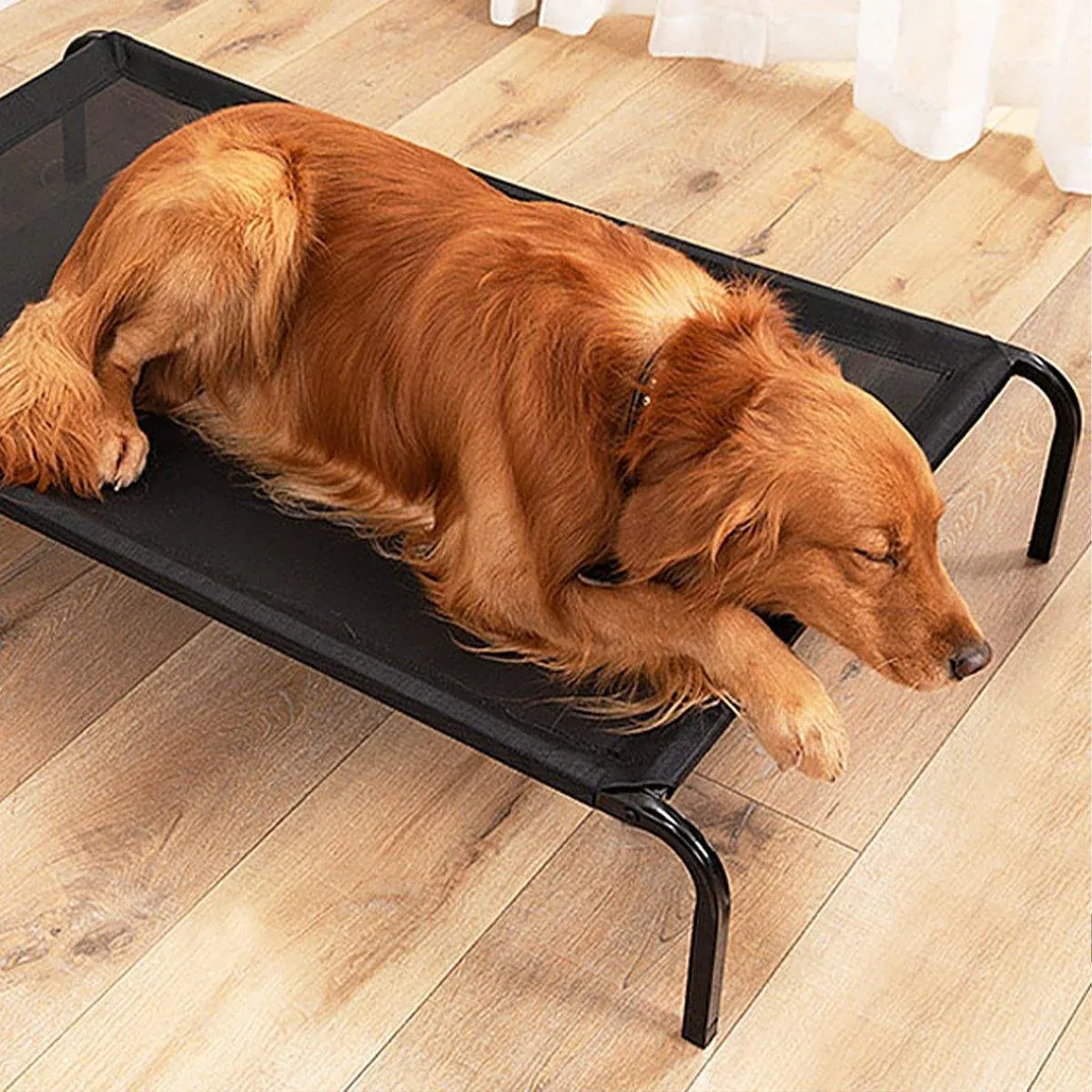 Heavy Duty Pet Raised Bed Elevated Trampoline Hammock Cat Dog Raised Deluxe - L image 15