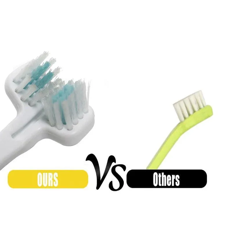 Double Head Toothbrush Dog Pet Cat Brush Dental Health Gum Care Cleaning Teeth image 9