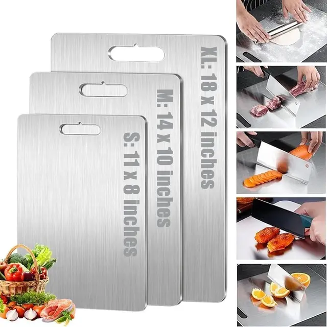 Stainless Steel Cutting Board, Small