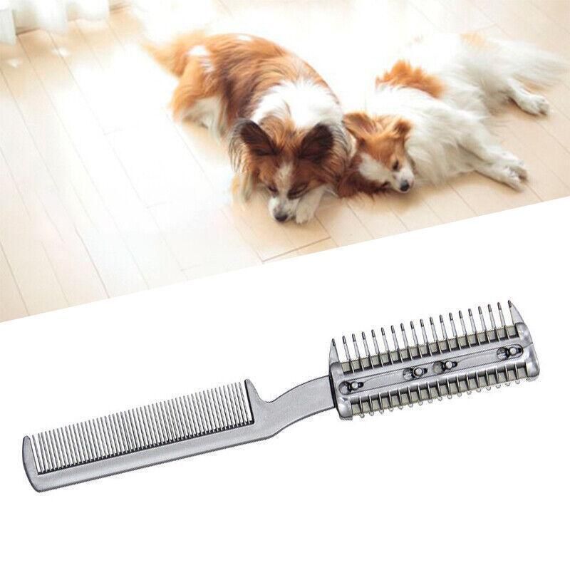 2 Sided Razor Clipper Comb Pet Hair Trimmer Grooming Cutter Dogs Cats Puppy image 11