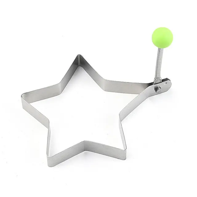 5pcs egg shaped egg ring – stainless steel frying mold