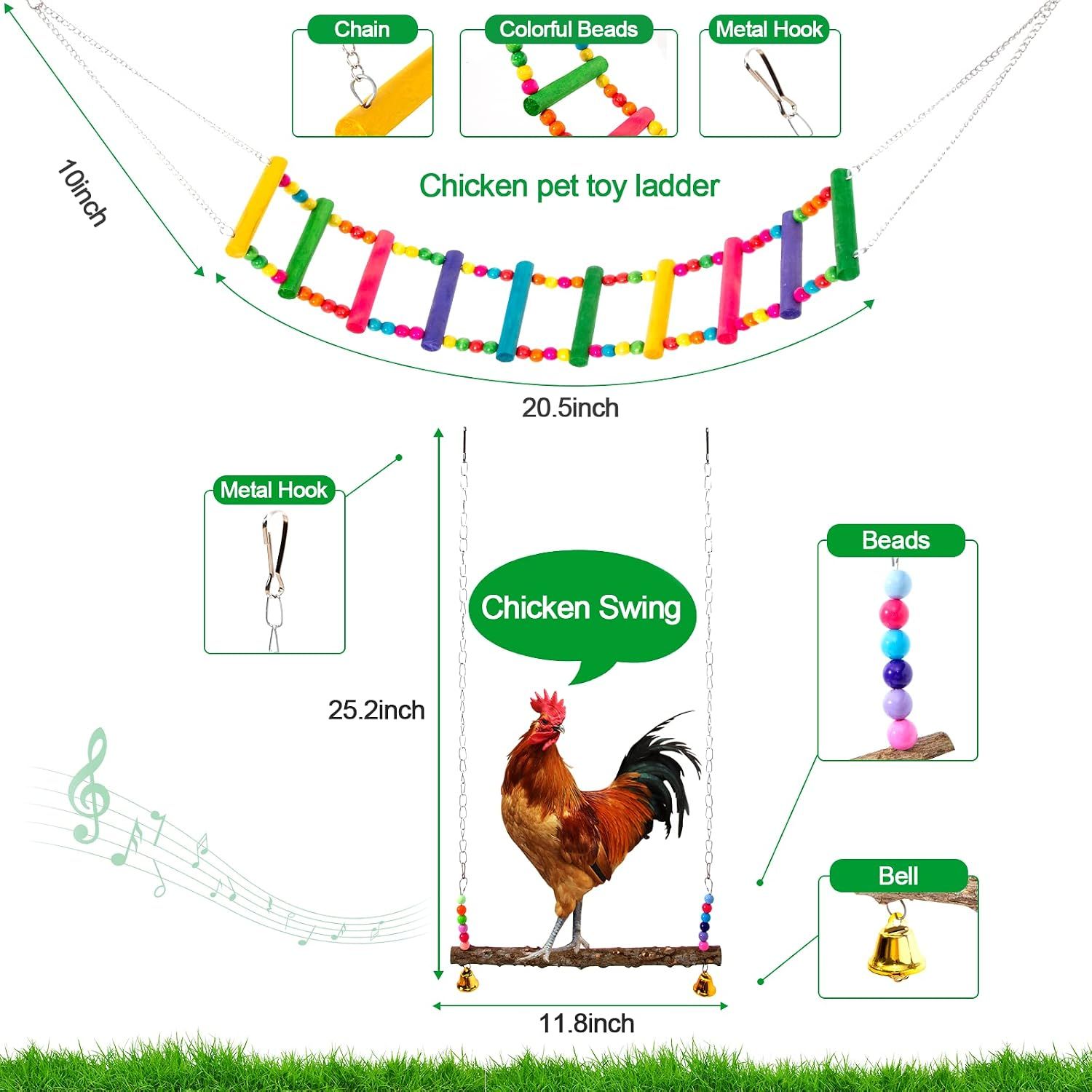 7PCS Chicken Coop Accessories Toys image 2