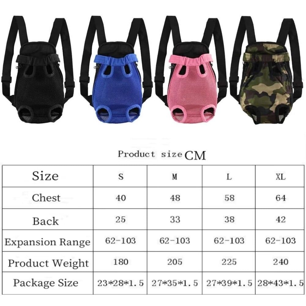 Hands-Free Pet Carrier Backpack for Dogs and Cats - Comfortable Adjustable Legs… image 5