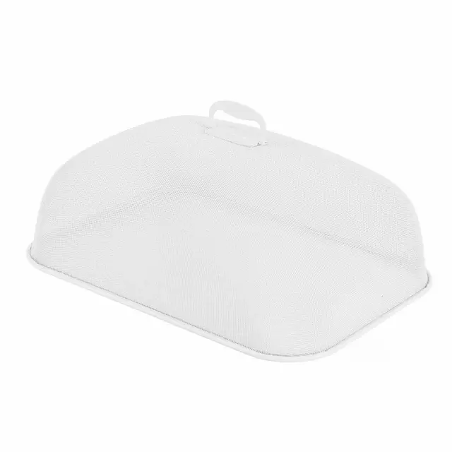 Food Cover Dense Mesh Design 180 Degree Rotatable Simple Iron Food Screen with Handle…