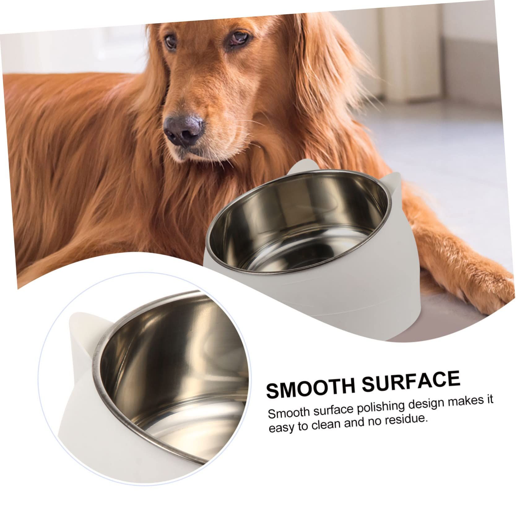 Stainless steel cat bowl – elevated pet bowl image 3
