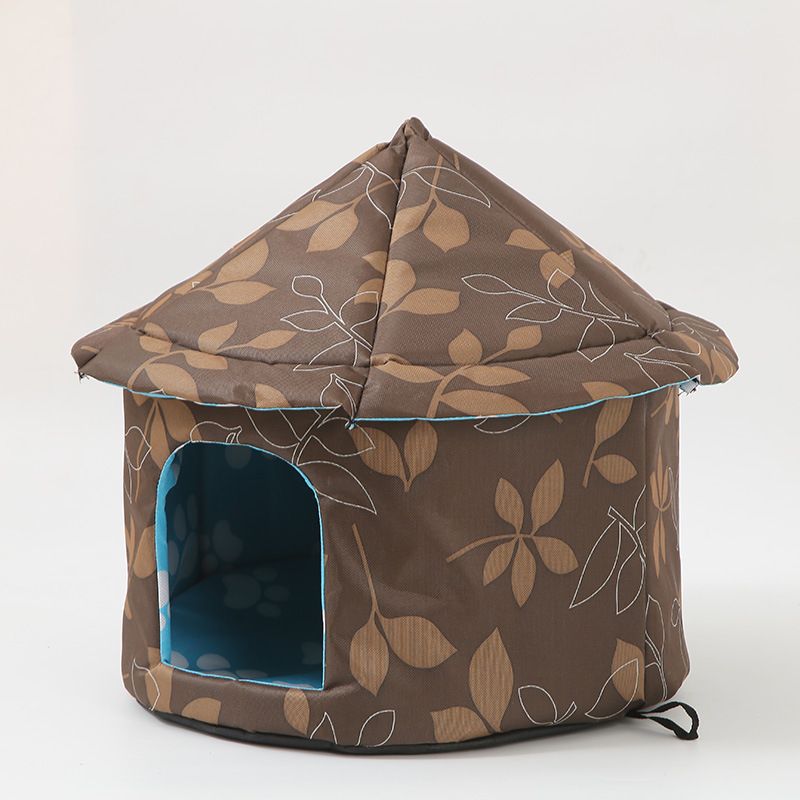 Outdoor Waterproof Cat House - Insulated, M