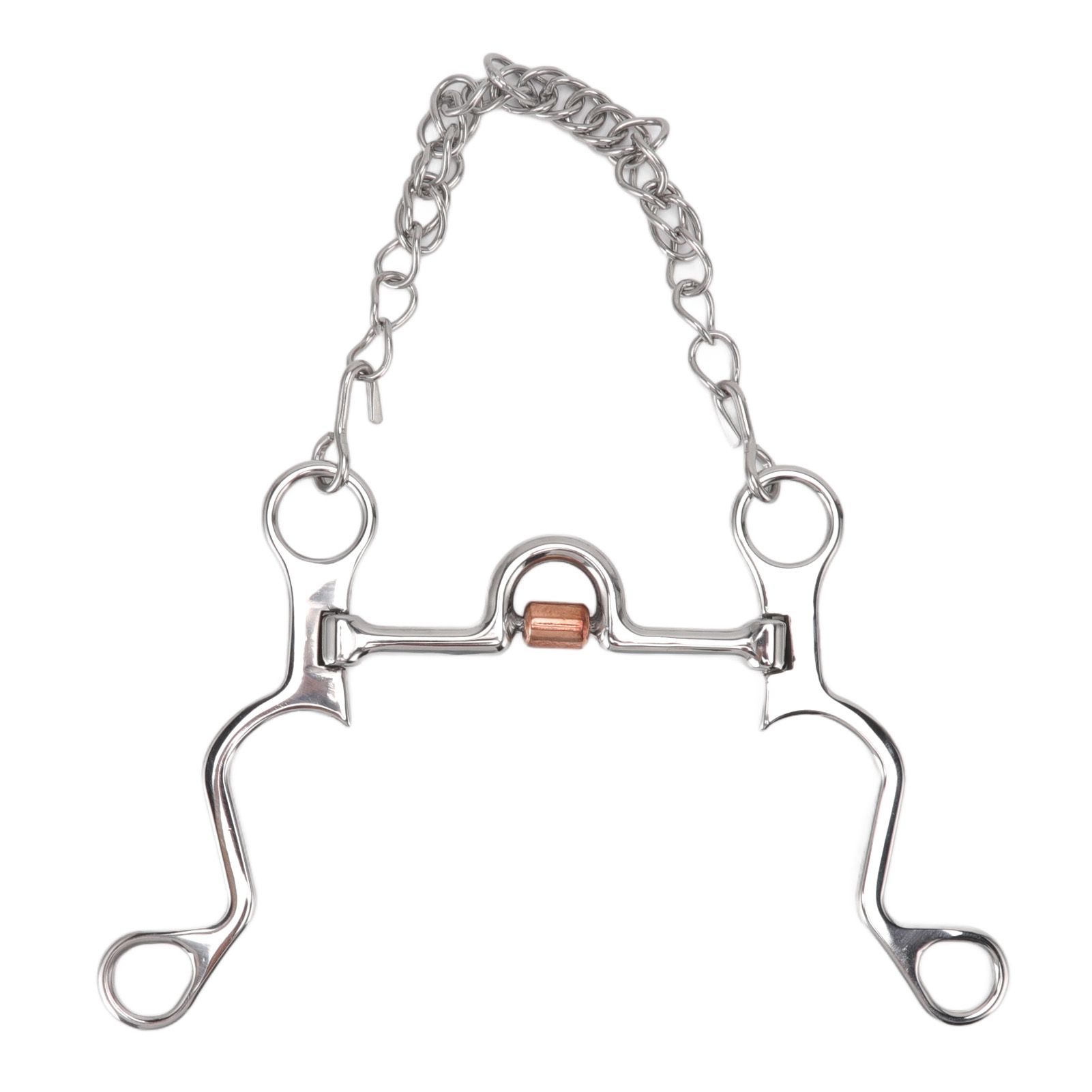 120mm Horse Mouth Snaffle with Chain Stainless Steel Horse Bit for Equestrian Training… image 7