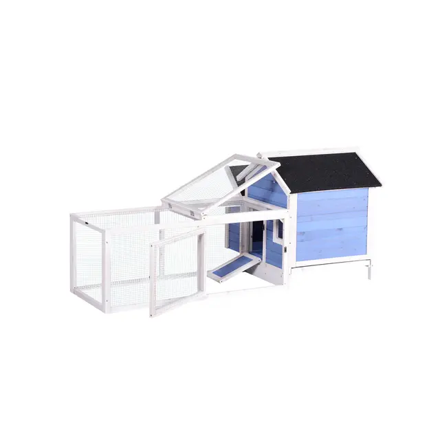YES4PETS Large Chicken Coop Rabbit Hutch Ferret Cage Hen Chook Cat House