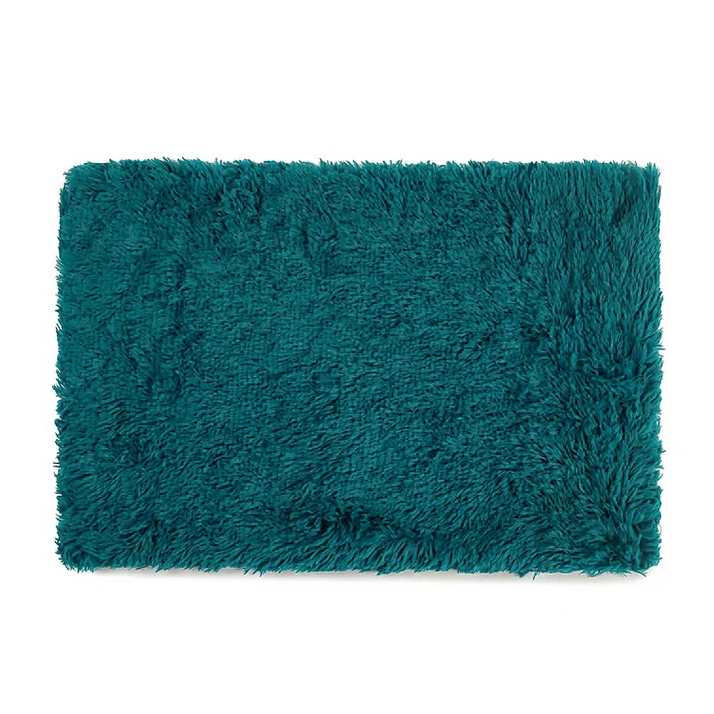 Fluffy Pet Blankets-Soft Faux Fur, Blue