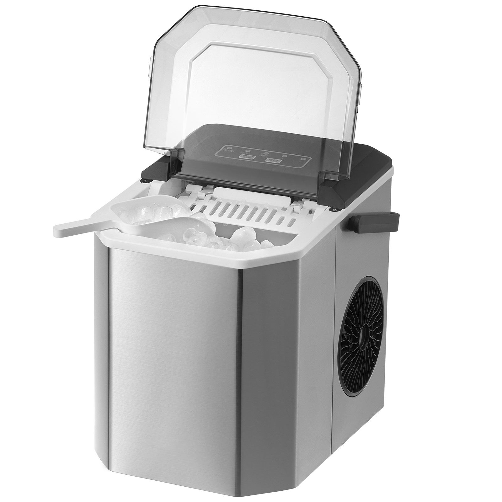 Portable Countertop Ice Maker 26Lbs/24H Self-Cleaning with Scoop Basket image 12