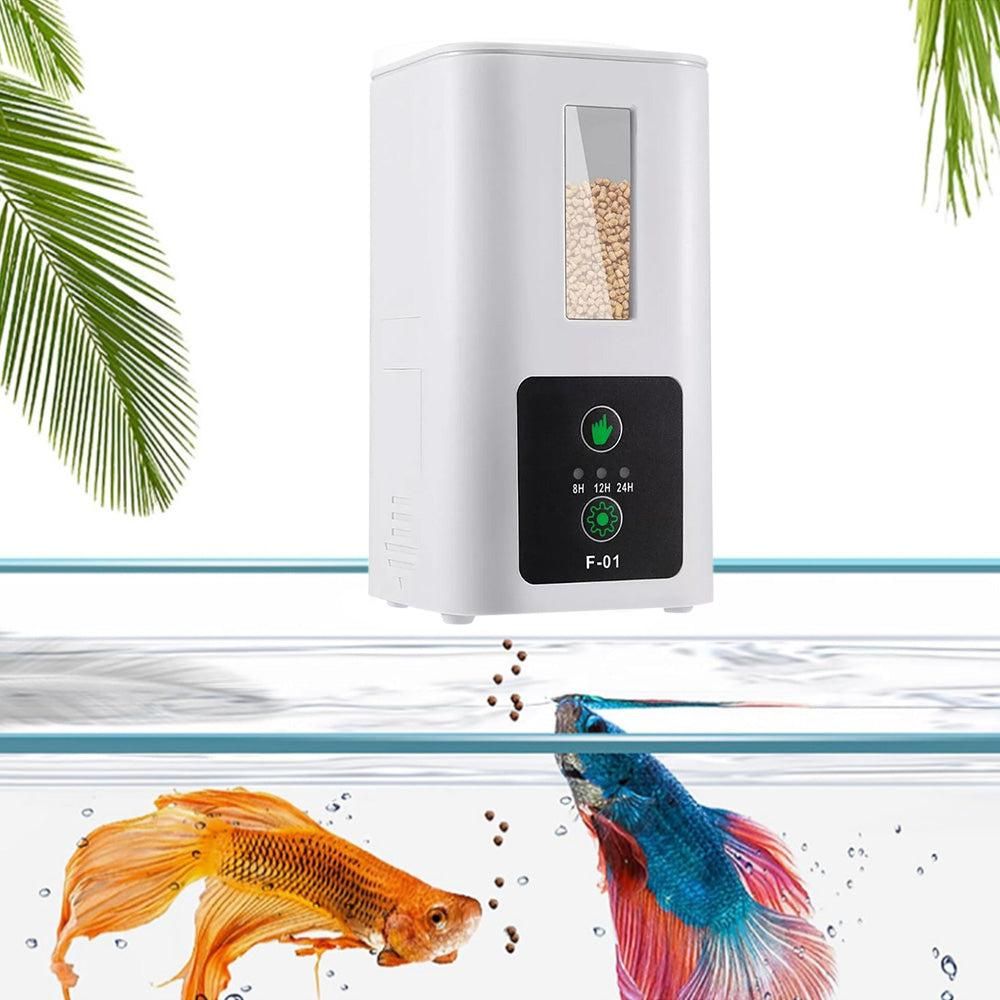 300ML Automatic Fish Feeder Intelligent Timing Aquarium Food Dispenser image 2