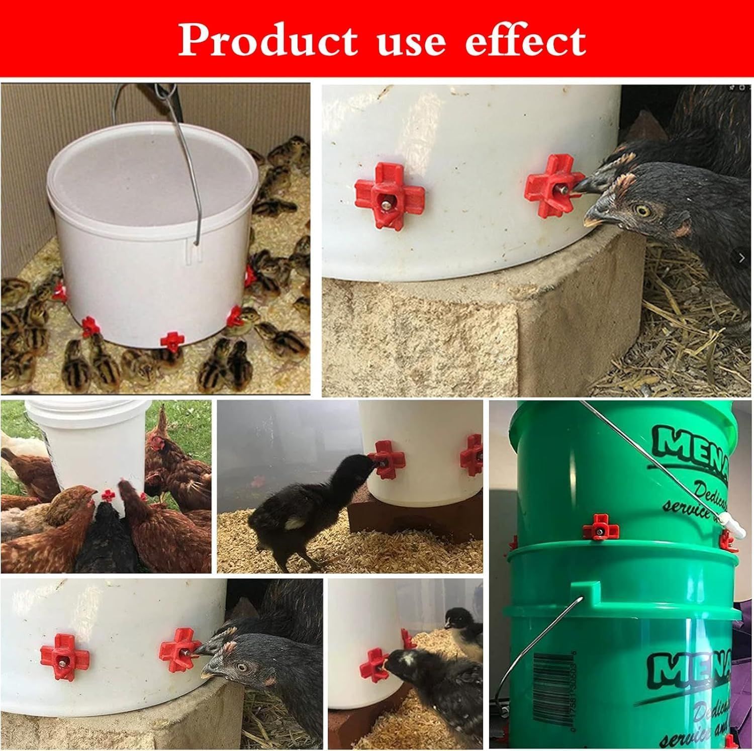 12 Pcs Chicken Waterer Nipples with Drill Bits, 12 Piece image 5