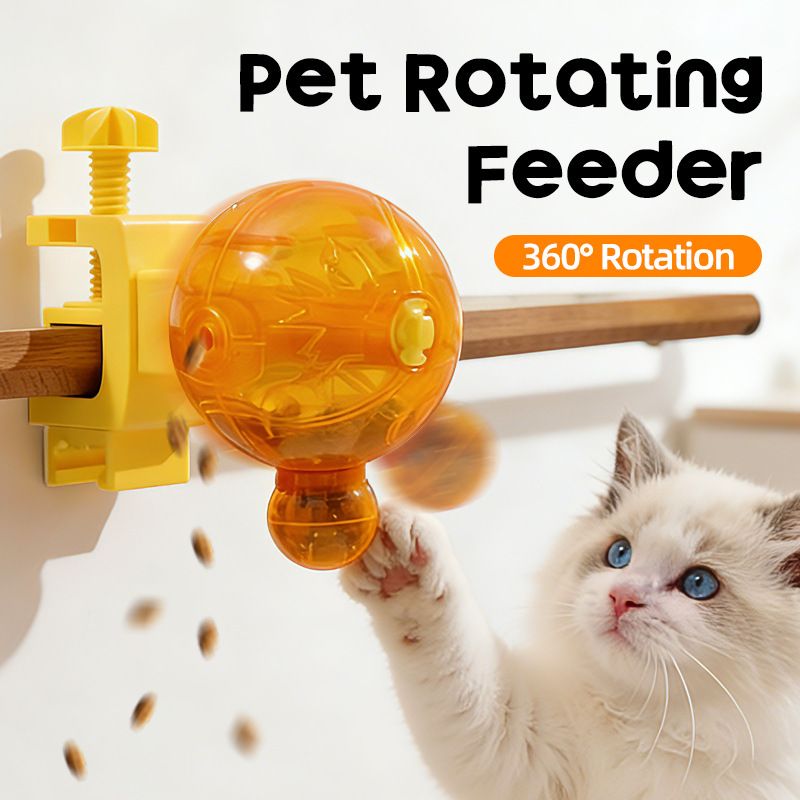 Interactive Pet Food Puzzle Toy - 360 Degree Rotating Treat Dispenser Ball… image 5