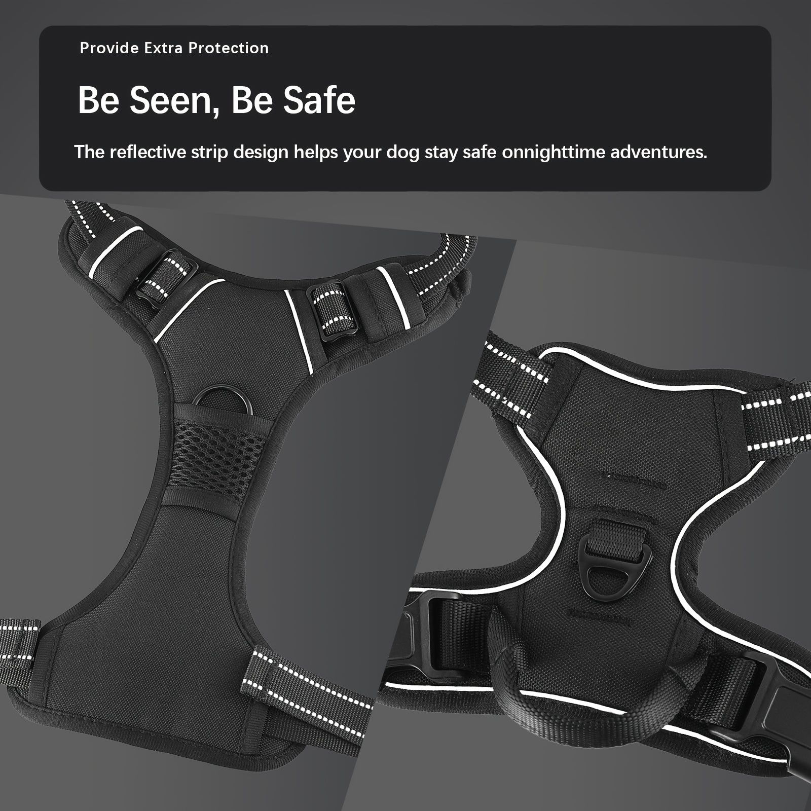 Anti-escape dog harness & leash image 7