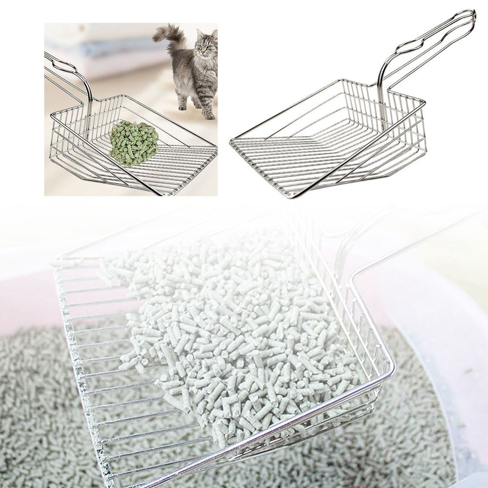 Pet Cat Litter Cat Feces Cleaning Tool Instant Cat Litter Large Metal Craft Feces Cat… image 3