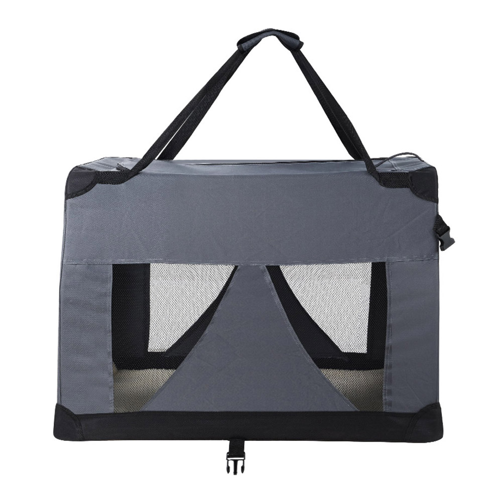 i.Pet Pet Carrier Soft Crate Dog Cat Travel 82x58CM Portable Foldable Car XL image 3