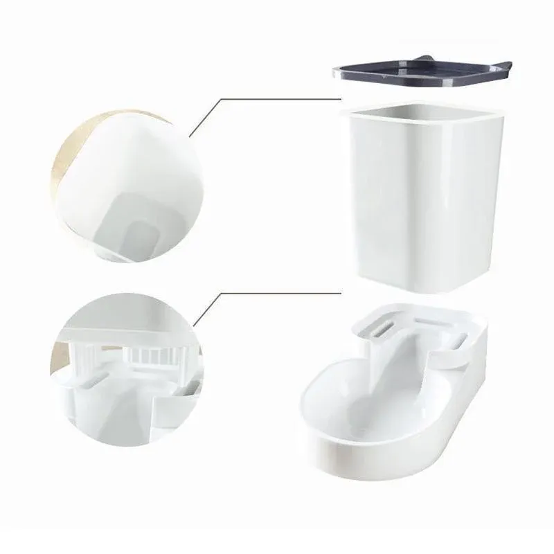 Automatic Pet Dog Cat Food Water Dispenser Feeder Self Feeding Bowl Bottle - Food image 8