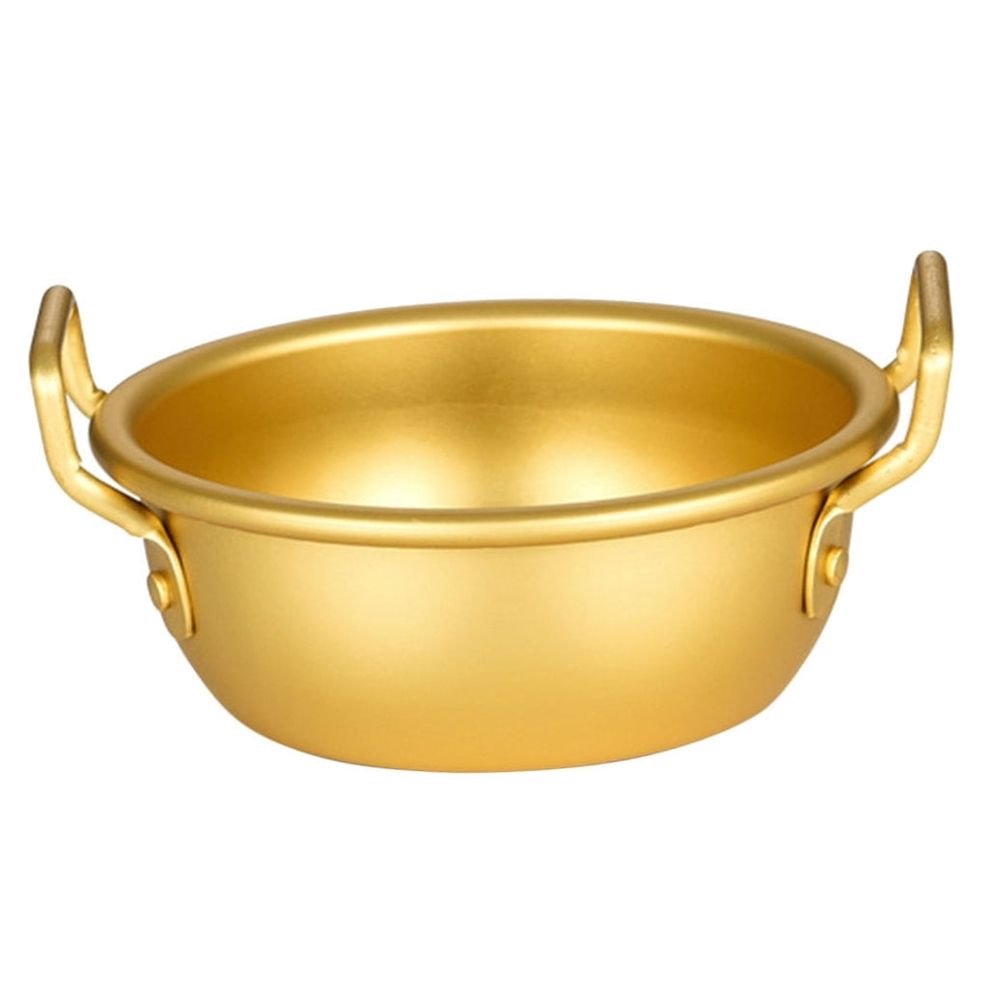 Aluminum Kitchen Bowl Golden - Multi-Functional and Portable for Pets image 5