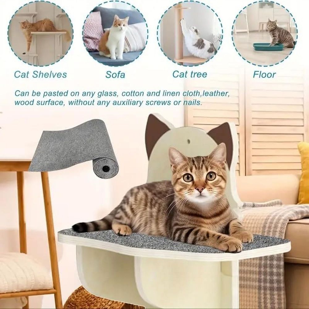 Cat Scratch Furniture Protector, Black image 3