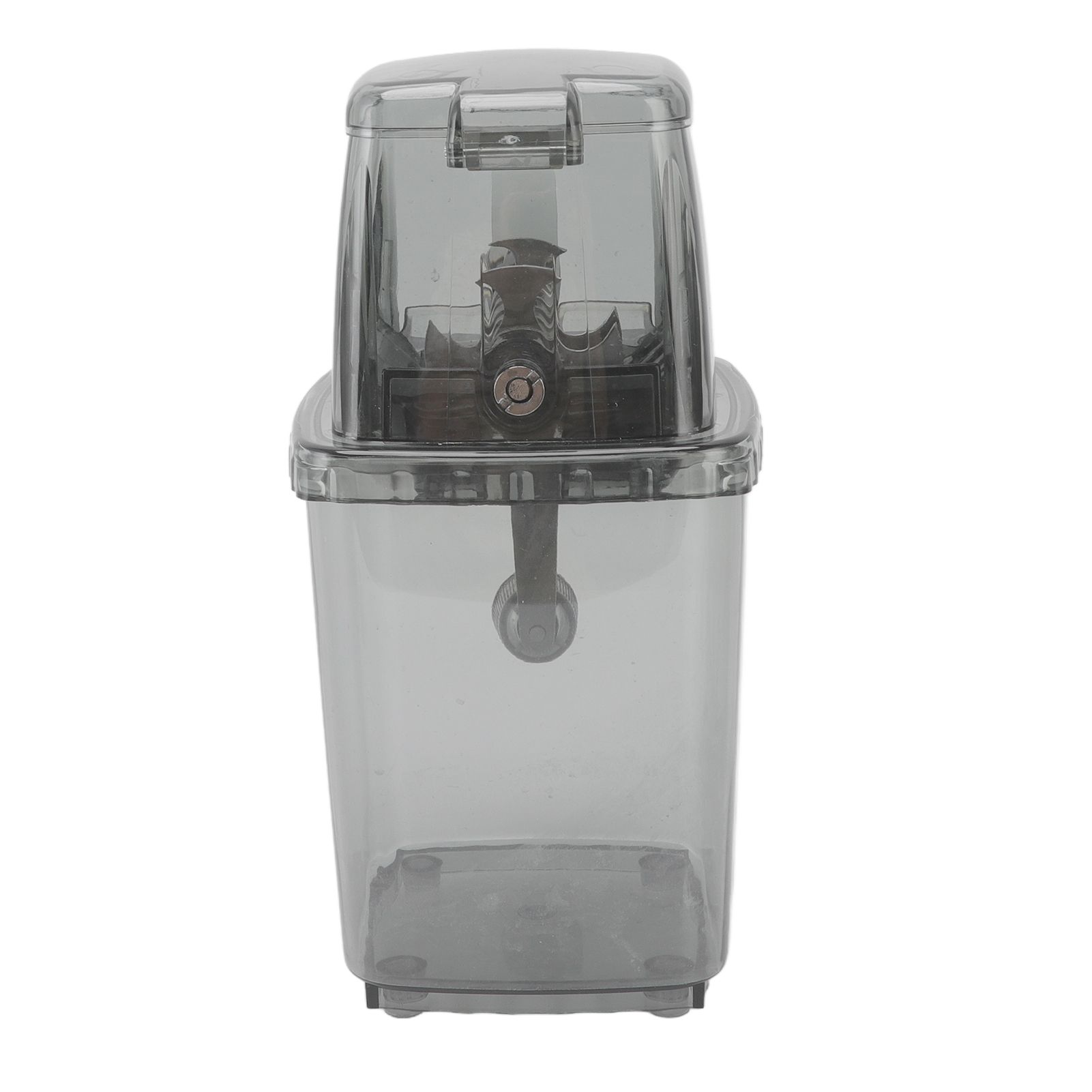 Manual Ice Crusher Small Portable Shaver Hand Operated Snow Cone Machine for Home Grey image 9
