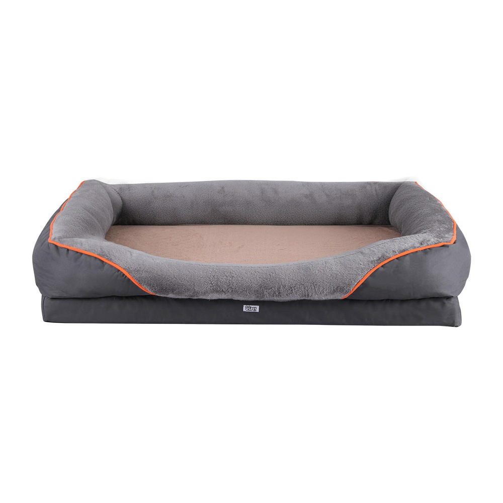 i.Pet Pet Bed Orthopedic Washable Dog Bed Plush Fleece Sofa Cushion Mat image 3