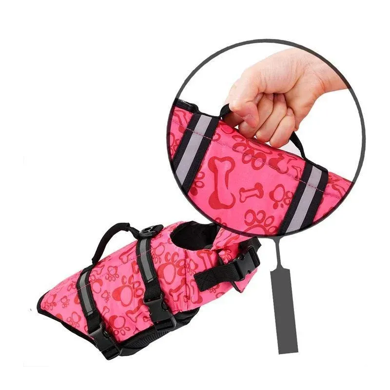 Floatation Vest for Dogs Swimming and Boating with Buoyancy Support Red - L image 4