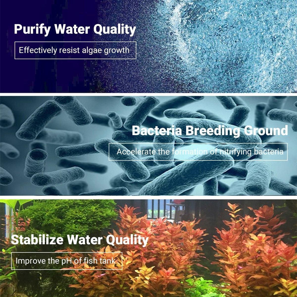 500g Fish Tank Water Filter Media Aquarium Filtration Material Sponge Pad - Bio-Beads image 11